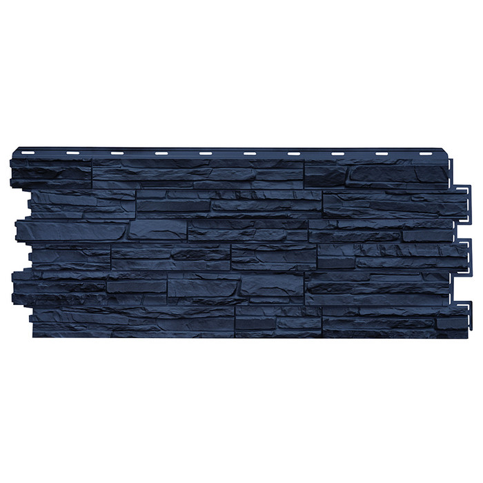 Цокольный сайдинг Nordside Сланец Графитовый