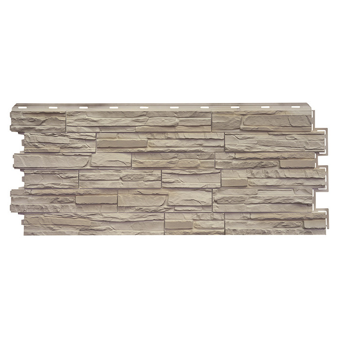 Цокольный сайдинг Nordside Сланец Перламутрово-бежевый