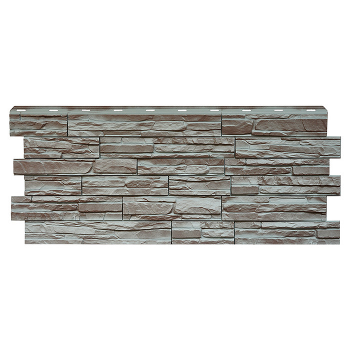 Цокольный сайдинг Nordside Сланец Серый