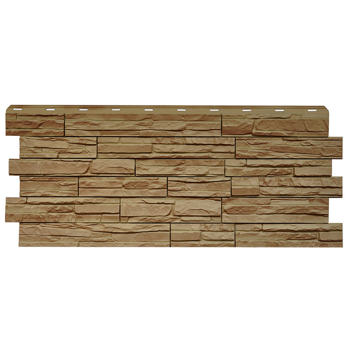 Цокольный сайдинг Nordside Сланец Терракотовый